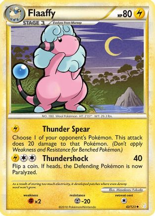 Flaaffy 042 HeartGold SoulSilver - Uncommon