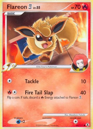 Flareon E4 060 - Reverse Holofoil Rising Rivals - Common