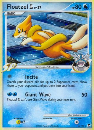 Floatzel GL - Holofoil Rising Rivals - Holo Rare