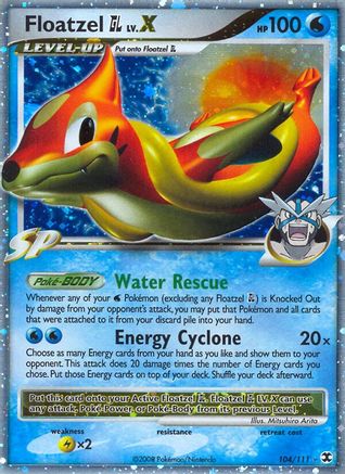 Floatzel GL Lv.X - Holofoil Rising Rivals - Ultra Rare