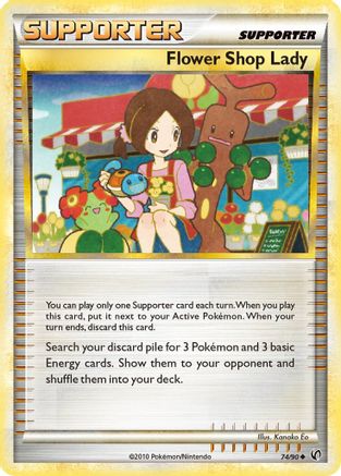 Flower Shop Lady 074 - Reverse Holofoil Undaunted - Uncommon