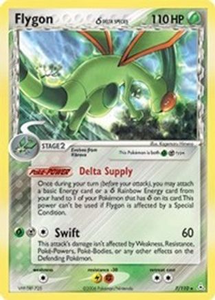 Flygon (Delta Species)/110 - Reverse Holofoil Holon Phantoms - Holo Rare