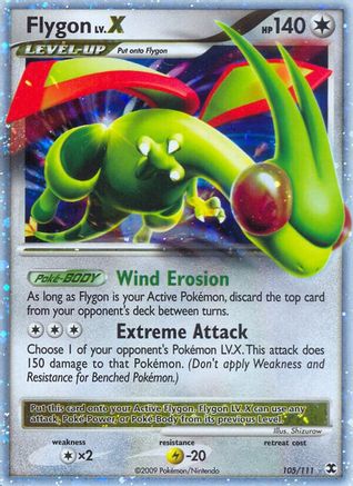 Flygon Lv.X - Holofoil Rising Rivals - Ultra Rare