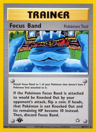 Focus Band 086 - 1st Edition Neo Genesis - Rare