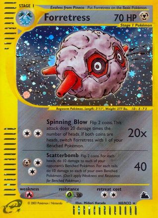 Forretress (H8) - Holofoil Skyridge - Holo Rare