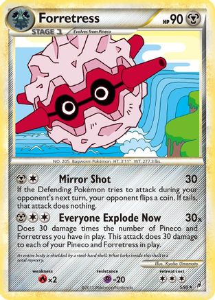 Forretress - Reverse Holofoil Call of Legends - Holo Rare