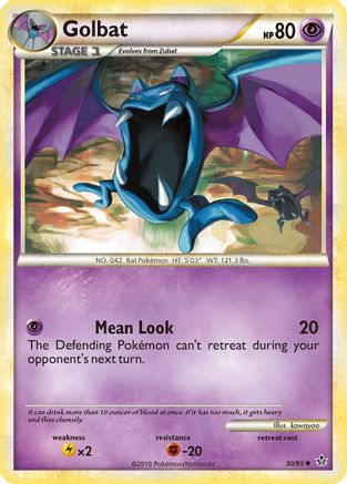 Golbat - Reverse Holofoil Unleashed - Uncommon
