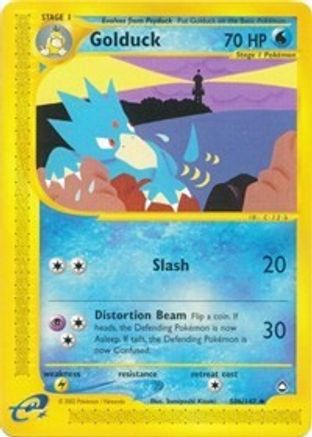 Golduck (50b) Aquapolis - Uncommon