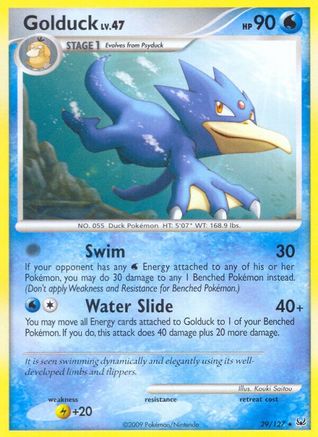 Golduck - Reverse Holofoil Platinum - Rare