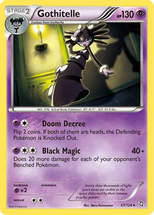 Gothitelle Dragons Exalted - Rare