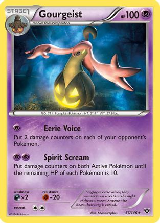 Gourgeist/146 - Reverse Holofoil XY Base Set - Holo Rare
