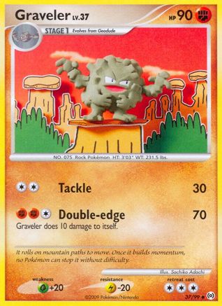 Graveler 037/99 Arceus - Uncommon