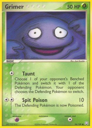 Grimer 056 - Reverse Holofoil Team Rocket Returns - Common