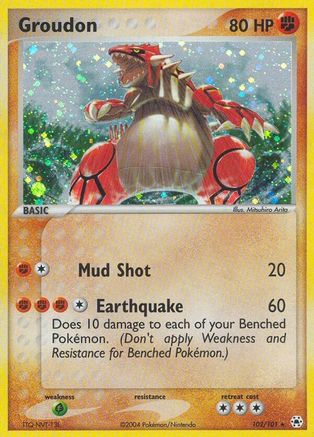 Groudon - Holofoil Hidden Legends - Secret Rare