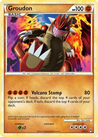 Groudon - Holofoil Call of Legends - Holo Rare