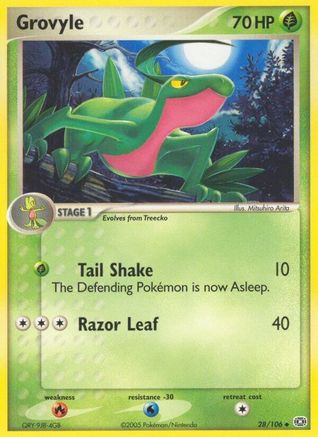 Grovyle Emerald - Uncommon
