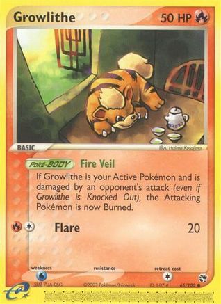 Growlithe 065 Sandstorm - Common