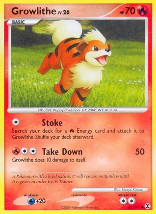 Growlithe 063 Rising Rivals - Common