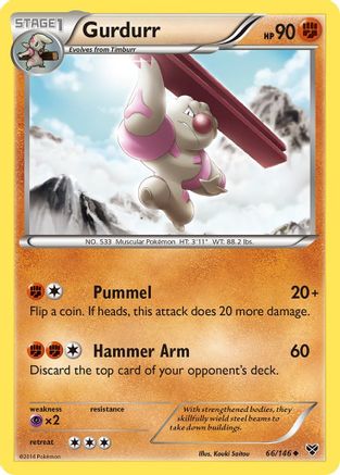 Gurdurr XY Base Set - Uncommon