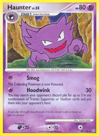 Haunter 040 - Reverse Holofoil Stormfront - Uncommon