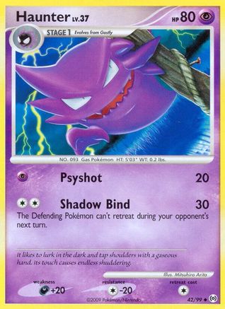 Haunter (42) (42) 042 - Reverse Holofoil Arceus - Uncommon