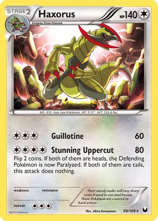 Haxorus - Holofoil Dark Explorers - Holo Rare