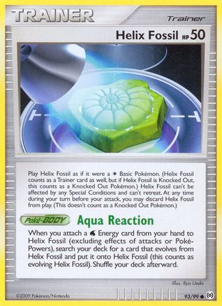 Helix Fossil 093 - Reverse Holofoil Arceus - Common