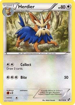 Herdier Black and White - Uncommon