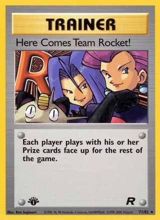 Here Comes Team Rocket! (71) (71) 071 - 1st Edition Team Rocket - Rare