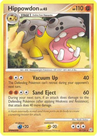 Hippowdon Diamond and Pearl - Rare