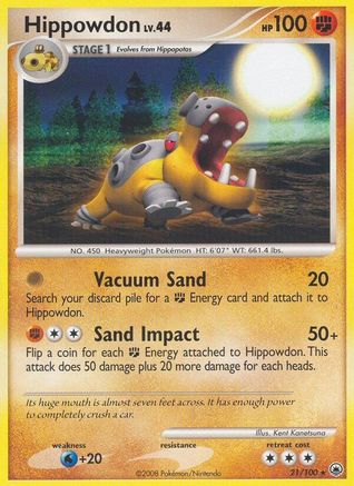Hippowdon - Reverse Holofoil Majestic Dawn - Rare