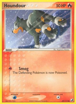 Houndour/115 - Reverse Holofoil Unseen Forces - Common
