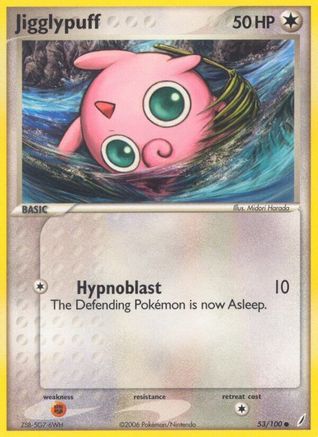 Jigglypuff 053 - Reverse Holofoil Crystal Guardians - Common