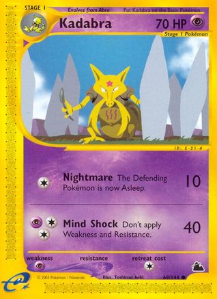 Kadabra - Reverse Holofoil Skyridge - Common