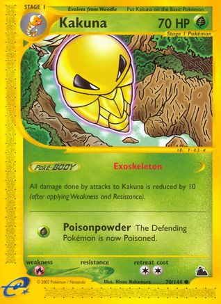 Kakuna - Reverse Holofoil Skyridge - Common