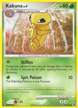 Kakuna - Reverse Holofoil Great Encounters - Common