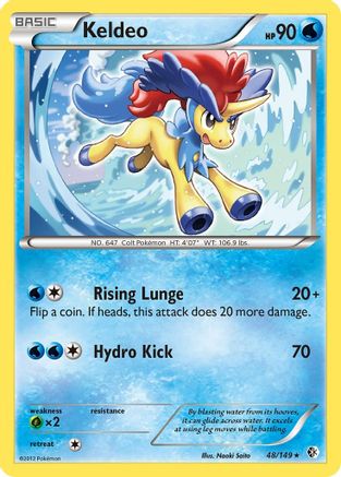 Keldeo (48) Boundaries Crossed - Rare