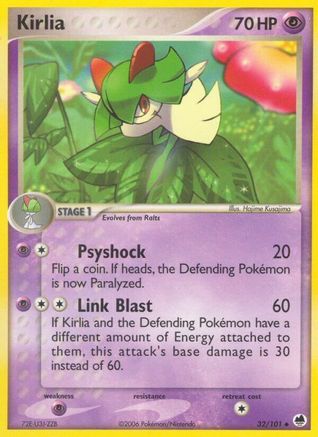 Kirlia 032 Dragon Frontiers - Uncommon