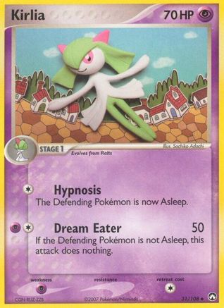 Kirlia 031 - Reverse Holofoil Power Keepers - Uncommon
