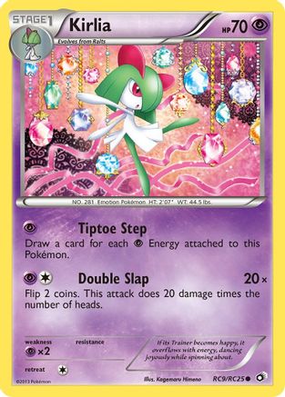 Kirlia RC9 - Holofoil Legendary Treasures Radiant Collection - Common