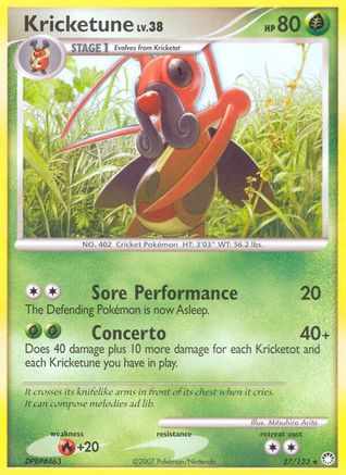 Kricketune Mysterious Treasures - Rare