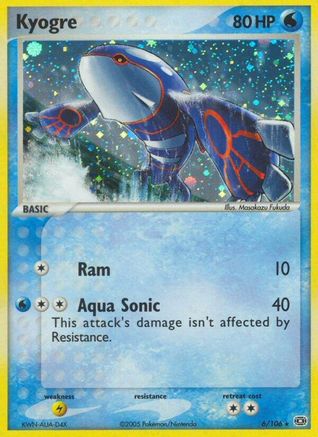Kyogre - 006/106/106 Emerald - Holo Rare