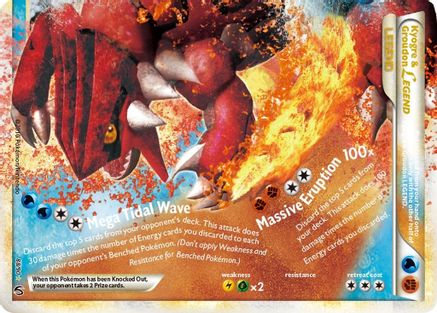 Kyogre & Groudon Legend (Bottom) - Holofoil Undaunted - Ultra Rare