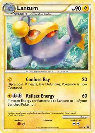 Lanturn - Reverse Holofoil Unleashed - Rare