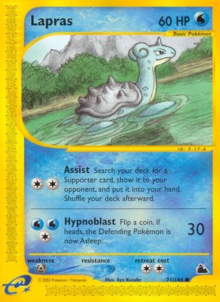 Lapras - Reverse Holofoil Skyridge - Common