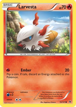 Larvesta (19) Noble Victories - Common
