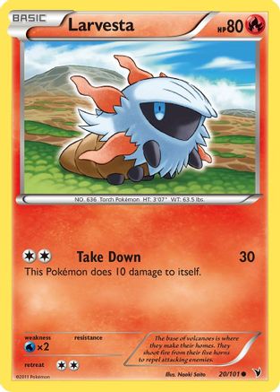 Larvesta (20) Noble Victories - Common