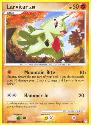 Larvitar Mysterious Treasures - Common