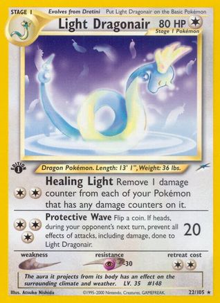 Light Dragonair/105 - 1st Edition Neo Destiny - Rare