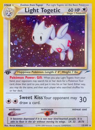 Light Togetic - 1st Edition Holofoil Neo Destiny - Holo Rare